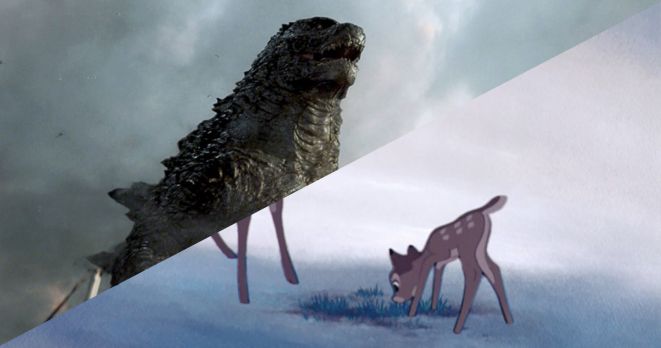 Bambi vs Godzilla: Ukážeme 7 nejbizarnějších crossoverů všech dob